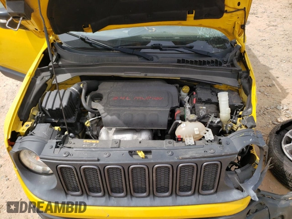 2015 Jeep Renegade Trailhawk with VIN ZACCJBCT2FPC20531, listed as a Copart auction lot 53434975 with 130,962 mi miles and Salvage Title. Bid and sale history available at carsss.com. Image 13.
