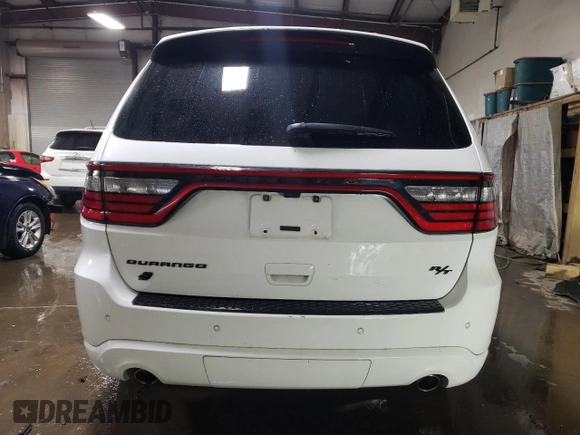 2021 Dodge Durango R/T with VIN 1C4SDJCT4MC825522, listed as a Copart auction lot 44381405 with 44,024 mi miles and Salvage title. Bid and sale history available at DreamBid. Image 6.