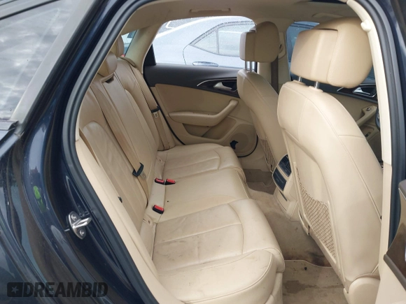 2015 Audi A6 2.0T Premium with VIN WAUCFAFC8FN007404, listed as a IAAI auction lot 41468567 with 81,535 mi miles. Bid and sale history available at carsss.com. Image 8.