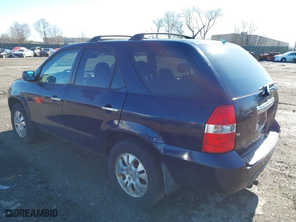 2003 Acura MDX Touring Pkg RES w/Navigation System with VIN 2HNYD18943H548920, listed as a IAAI auction lot 41850286 with 149,200 mi miles. Bid and sale history available at carsss.com. Image 3.