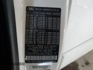 2008 Land Rover Range Rover HSE z VIN SALME15448A291802, wystawiony jako Copart lot #57787525 z przebiegiem 190 683 mil mil oraz Szkoda całkowita • Salvage title. Historia ofert i sprzedaży dostępna na DreamBid. Obrazek 12.