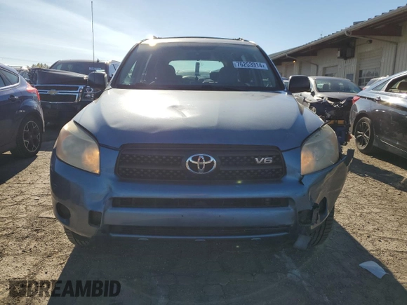 2006 Toyota RAV4 with VIN JTMZK33V165003236, listed as a Copart auction lot 76253914 with 209,727 mi miles and Salvage Title. Bid and sale history available at carsss.com. Image 5.