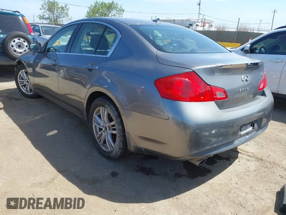 2012 Infiniti G37 Journey with VIN JN1CV6AP0CM620313, listed as a IAAI auction lot 42096265 with 125,723 mi miles. Bid and sale history available at carsss.com. Image 3.