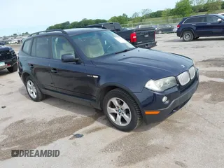 2007 BMW X3 3.0si with VIN WBXPC93417WF25929, listed as a IAAI auction lot 42666676 with 196,395 mi miles and . Bid and sale history available at DreamBid. Image 1.