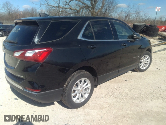 2019 Chevrolet Equinox LT with VIN 2GNAXUEVXK6248530, listed as a IAAI auction lot 37770905 with 34,991 mi miles. Bid and sale history available at carsss.com. Image 4.