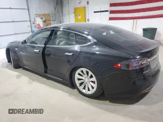 2016 Tesla Model S 90D with VIN 5YJSA1E49GF124514, listed as a Copart auction lot 53864125 with Not provided miles and Salvage title. Bid and sale history available at DreamBid. Image 2.