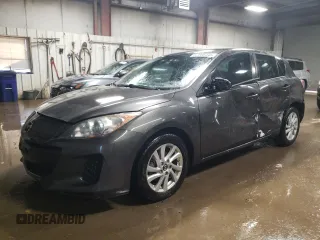 2013 Mazda 3 i Touring with VIN JM1BL1L75D1777109, listed as a Copart auction lot 87866445 with 95,316 mi miles and Salvage Title. Bid and sale history available at carsss.com. Image 1.