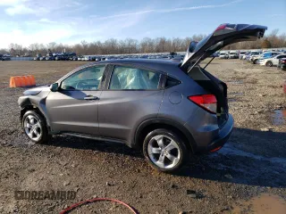 2021 Honda HR-V LX with VIN 3CZRU6H31MM711409, listed as a Copart auction lot 45154015 with 18,322 mi miles and Salvage Title. Bid and sale history available at carsss.com. Image 2.