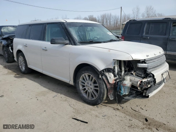 2015 Ford Flex SEL with VIN 2FMHK6C89FBA22471, listed as a Copart auction lot 42404305 with 246,389 mi miles and Salvage Title. Bid and sale history available at carsss.com. Image 4.