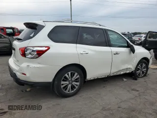 2019 Nissan Pathfinder SV с VIN 5N1DR2MN2KC611458, выставлен на аукционе Copart как лот 70230434 с пробегом 55 950 миль миль и Списание • Salvage title. История ставок и продаж доступна на DreamBid. Изображение 3.