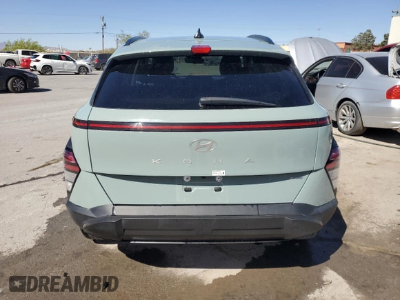2024 Hyundai Kona SEL with VIN KM8HBCAB3RU075274, listed as a Copart auction lot 54664845 with 30,675 mi miles and Clean Title. Bid and sale history available at carsss.com. Image 6.