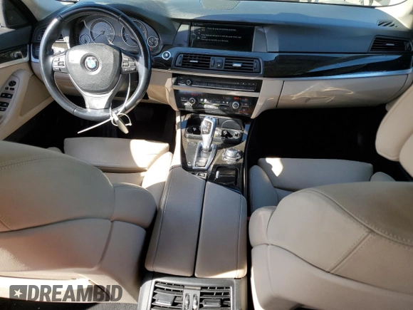 2011 BMW 5 Series 535i with VIN WBAFR7C59BC603284, listed as a Copart auction lot 50640615 with 110,665 mi miles and Salvage Title. Bid and sale history available at carsss.com. Image 8.