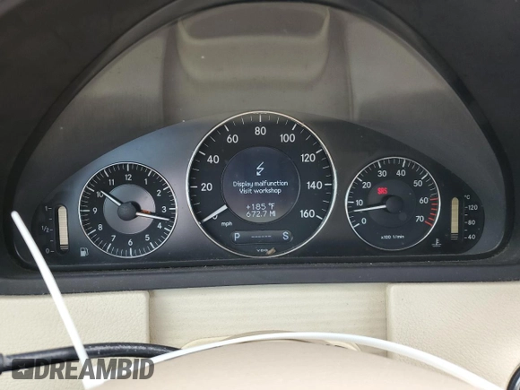 2005 Mercedes-Benz CLK 500 with VIN WDBTK75G65T040674, listed as a Copart auction lot 59931775 with 672 mi miles and Clean title. Bid and sale history available at DreamBid. Image 9.