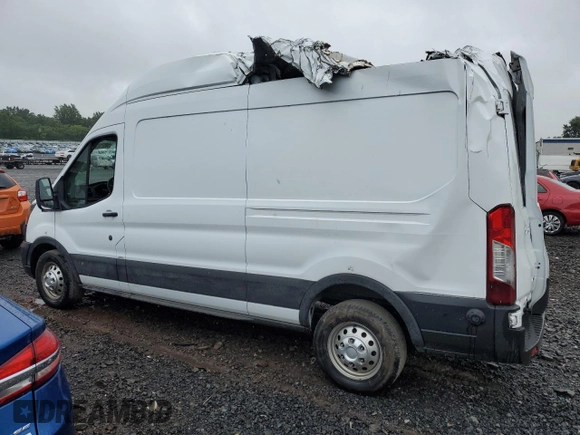 2023 Ford Transit Cargo with VIN 1FTBR2X81PKA94796, listed as a Copart auction lot 59571775 with 17,769 mi miles and Salvage title. Bid and sale history available at DreamBid. Image 2.
