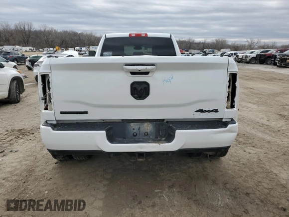 2020 Ram 3500 Big Horn with VIN 3C63RRHL7LG215842, listed as a Copart auction lot 44244405 with 160,973 mi miles and Salvage Title. Bid and sale history available at carsss.com. Image 6.