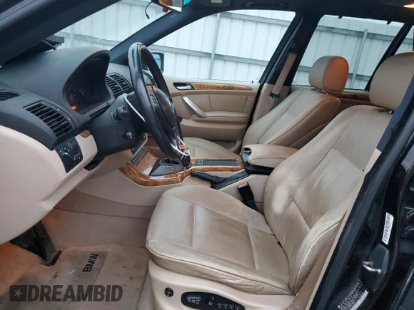 2003 BMW X5 3.0i with VIN 5UXFA53563LV93490, listed as a Copart auction lot 81846624 with 254,679 mi miles and Salvage Title. Bid and sale history available at carsss.com. Image 7.