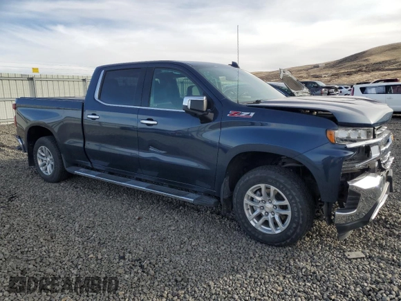 2020 Chevrolet Silverado 1500 LTZ with VIN 1GCUYGED0LZ271963, listed as a Copart auction lot 43504765 with Not Provided miles and Salvage Title. Bid and sale history available at DreamBid. Image 4.