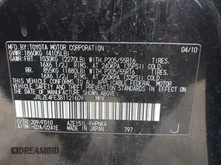 2011 Scion xB z VIN JTLZE4FE3B1121609, wystawiony jako IAAI lot #42123124 z przebiegiem 85 758 mil mil oraz . Historia ofert i sprzedaży dostępna na DreamBid. Obrazek 9.