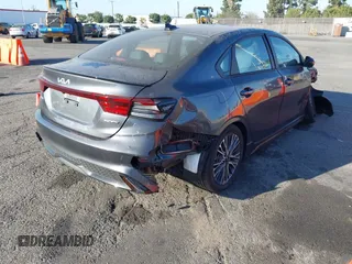2024 Kia Forte GT-Line with VIN 3KPF54AD4RE753796, listed as a IAAI auction lot 41861746 with 10,114 mi miles and . Bid and sale history available at carsss.com. Image 4.