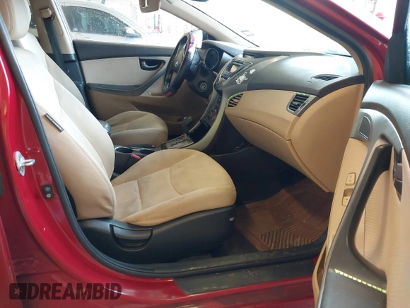 2013 Hyundai Elantra Limited with VIN KMHDH4AE2DU604574, listed as a IAAI auction lot 41638379 with 164,276 mi miles and . Bid and sale history available at DreamBid. Image 5.