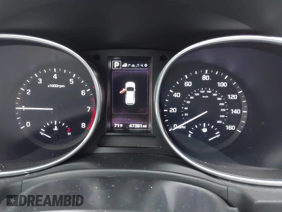 2018 Hyundai Santa Fe Ultimate with VIN 5XYZWDLA6JG570808, listed as a IAAI auction lot 41941878 with 47,391 mi miles and . Bid and sale history available at DreamBid. Image 7.