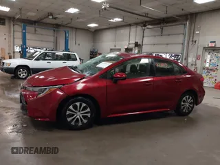 2022 Toyota Corolla Hybrid LE with VIN JTDEAMDE6NJ045669, listed as a IAAI auction lot 41740673 with 37,188 mi miles. Bid and sale history available at carsss.com. Image 16.