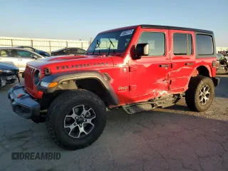 2022 Jeep Wrangler Unlimited Rubicon z VIN 1C4HJXFN5NW129979, wystawiony jako Copart lot #88922175 z przebiegiem 36 578 mil mil oraz Szkoda całkowita • Salvage title. Historia ofert i sprzedaży dostępna na DreamBid. Obrazek 1.