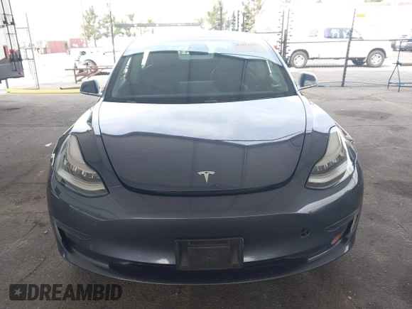 2020 Tesla Model 3 Standard Range Plus with VIN 5YJ3E1EA8LF743405, listed as a IAAI auction lot 41923592 with 81,901 mi miles. Bid and sale history available at carsss.com. Image 12.