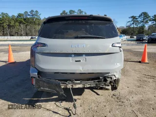 2024 Kia Telluride SX Prestige X-Line with VIN 5XYP5DGC9RG455959, listed as a Copart auction lot 48055685 with 20,199 mi miles and Salvage Title. Bid and sale history available at DreamBid. Image 6.