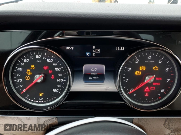 2017 Mercedes-Benz E-Class E 300 Luxury with VIN WDDZF4JB3HA156042, listed as a Copart auction lot 35800213 with 101,807 mi miles. Bid and sale history available at carsss.com. Image 9.
