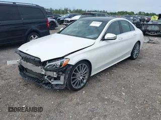 2016 Mercedes-Benz C 300 with VIN 55SWF4JB5GU131922, listed as a IAAI auction lot 42014152 with 52,041 mi miles and . Bid and sale history available at carsss.com. Image 2.