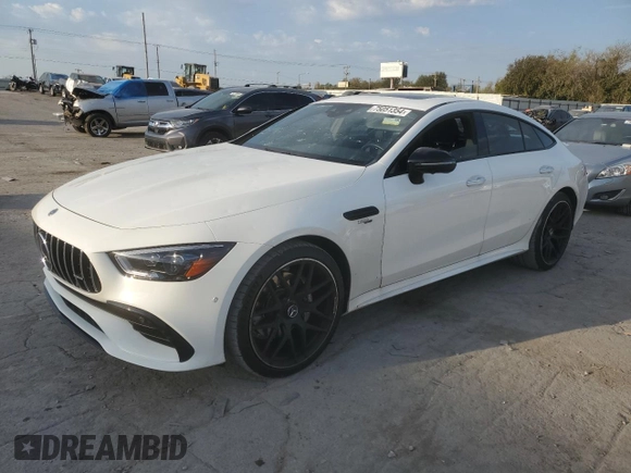 2022 Mercedes-Benz AMG GT 53 с VIN W1K7X6BB6NA045494, выставлен на аукционе Copart как лот 75051354 с пробегом 26 648 миль миль и Чистый • Clean title. История ставок и продаж доступна на DreamBid. Изображение 1.