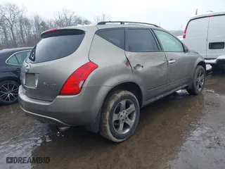 2004 Nissan Murano SE with VIN JN8AZ08W84W307524, listed as a IAAI auction lot 41563833 with 209,634 mi miles. Bid and sale history available at carsss.com. Image 4.