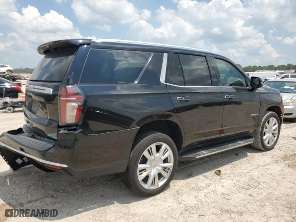2021 Chevrolet Tahoe High Country with VIN 1GNSCTKT9MR401919, listed as a Copart auction lot 66669384 with 65,937 mi miles and Salvage Title. Bid and sale history available at carsss.com. Image 3.