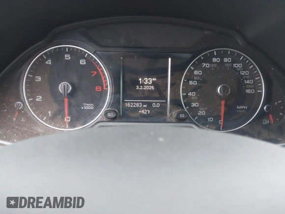 2013 Audi Q5 Premium with VIN WA1CFAFPXDA054082, listed as a IAAI auction lot 41086963 with 162,283 mi miles. Bid and sale history available at carsss.com. Image 7.
