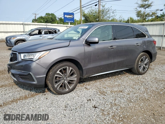 2020 Acura MDX Technology with VIN 5J8YD4H53LL027230, listed as a Copart auction lot 59229895 with 46,074 mi miles and Salvage title. Bid and sale history available at DreamBid. Image 1.