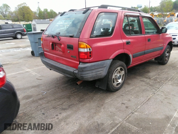 1998 Isuzu Rodeo S z VIN 4S2CK58WXW4325645, wystawiony jako IAAI lot #42013228 z przebiegiem 300 698 mil mil oraz . Historia ofert i sprzedaży dostępna na DreamBid. Obrazek 4.