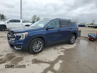 2022 GMC Terrain SLT with VIN 3GKALPEV3NL132970, listed as a Copart auction lot 53988515 with 28,385 mi miles and Salvage title. Bid and sale history available at DreamBid. Image 1.