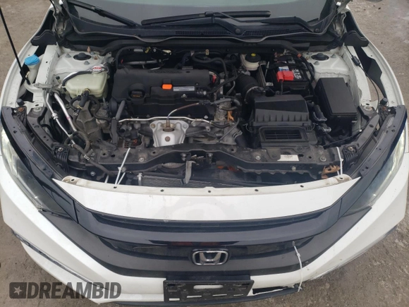 2019 Honda Civic LX with VIN 2HGFC2F66KH531972, listed as a Copart auction lot 44960175 with 50,962 mi miles and Salvage Title. Bid and sale history available at DreamBid. Image 11.