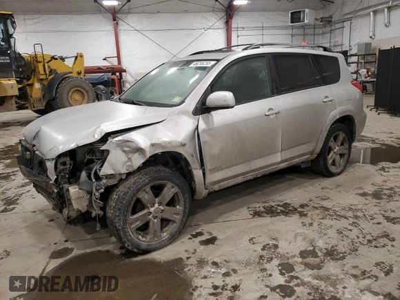 2007 Toyota RAV4 Sport with VIN JTMBD32V775113674, listed as a Copart auction lot 46236255 with 176,795 mi miles and Salvage Title. Bid and sale history available at carsss.com. Image 1.