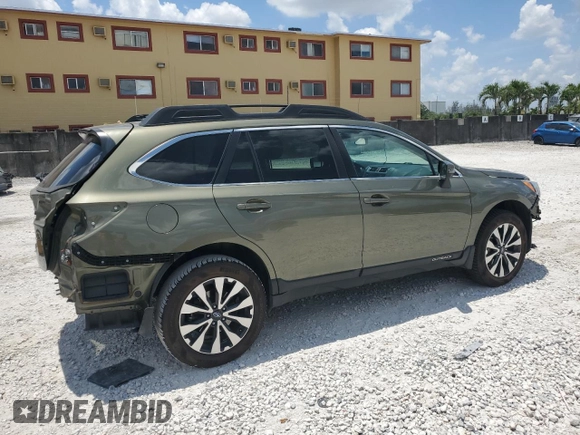 2015 Subaru Outback Limited z VIN 4S4BSANC5F3319229, wystawiony jako Copart lot #58090295 z przebiegiem 140 993 mil mil oraz Szkoda całkowita • Salvage title. Historia ofert i sprzedaży dostępna na DreamBid. Obrazek 3.
