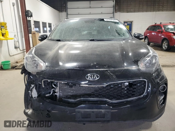 2018 Kia Sportage EX with VIN KNDPNCAC5J7425152, listed as a Copart auction lot 52744565 with 162,575 mi miles and Salvage Title. Bid and sale history available at carsss.com. Image 5.
