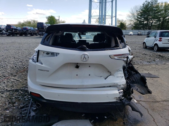 2020 Acura RDX w/Technology Pkg with VIN 5J8TC2H52LL012073, listed as a Copart auction lot 49302843 with 23,663 mi miles and Salvage Title. Bid and sale history available at carsss.com. Image 6.