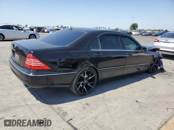 2004 Mercedes-Benz S-Class 4.3L with VIN WDBNG70J54A392247, listed as a Copart auction lot 69625334 with 223,233 mi miles and Salvage Title. Bid and sale history available at carsss.com. Image 3.