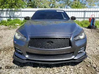 2014 Infiniti Q50 Premium with VIN JN1BV7AR4EM687969, listed as a Copart auction lot 55924805 with 174,625 mi miles and Salvage Title. Bid and sale history available at DreamBid. Image 5.