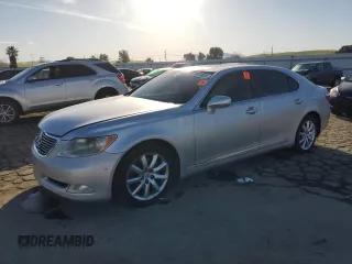 2007 Lexus LS 460 L with VIN JTHGL46F975012491, listed as a Copart auction lot 44738025 with 181,825 mi miles and Salvage Title. Bid and sale history available at DreamBid. Image 1.
