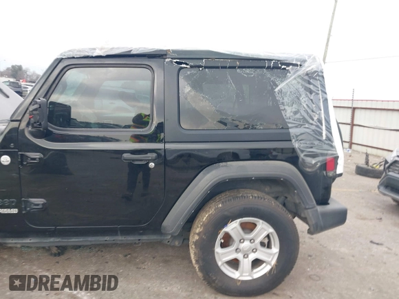 2021 Jeep Wrangler 80th Anniversary with VIN 1C4GJXAN0MW669192, listed as a IAAI auction lot 41465445 with 74,506 mi miles and . Bid and sale history available at DreamBid. Image 6.