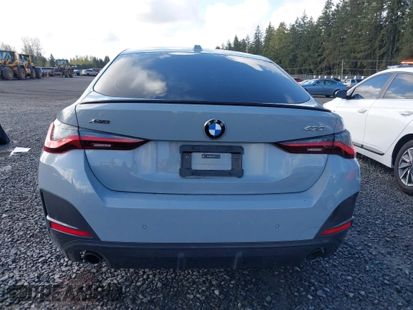 2024 BMW 4 Series 430i xDrive with VIN WBA73AV06RFR74187, listed as a IAAI auction lot 42017366 with 19,325 mi miles. Bid and sale history available at carsss.com. Image 16.