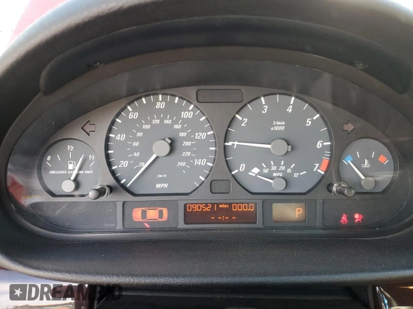 2005 BMW 3 Series 325Ci with VIN WBABW33455PX83299, listed as a Copart auction lot 49500375 with 90,521 mi miles and Salvage Title. Bid and sale history available at carsss.com. Image 9.