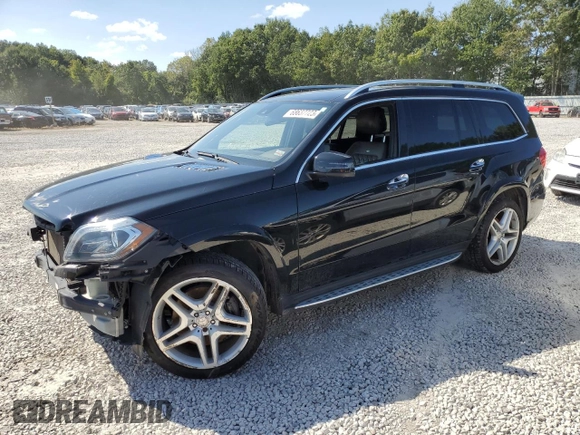 2015 Mercedes-Benz GL-Class GL 550 with VIN 4JGDF7DE0FA595106, listed as a Copart auction lot 68637723 with 120,371 mi miles. Bid and sale history available at carsss.com. Image 1.